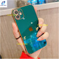 Cover Zone for iPhone 11 Luxury 6D Plating Soft Casing Silicone Square Frame Phone Case For Apple iPhone 11 Back Cover (Back Case Cover For Smartphone). 