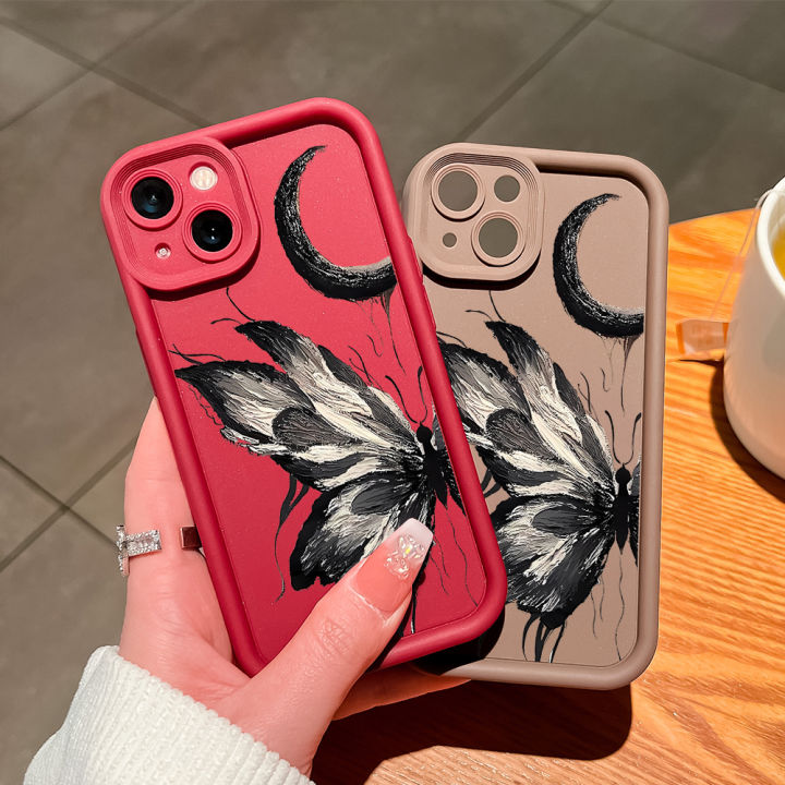 Hontinga%20for%20Redmi%2013%20Xiaomi%20Poco%20M6%204G%20Back%20Cover%20black%20butterfly%20Pattern%20Ladder%20Soft%20Camera%20Protection%20Rubber%20Phone%20Case%20for%20Girls%20-%20Image%206