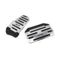 2Pcs Aluminum Non-Slip Car Pedals Pad Cover Brake Automatic Universal for most cars. 