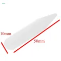 200pcs Plastic Collar Stays Shirts Inserts For Mens Business Dress 5cm Clear. 