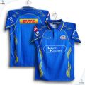 Mumbai Indians Premium IPL Cricket Jersey For Men - MI Half Sleeve Collar Polo IPL Jersey - Mumbai Jersey 2026.