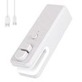 USB Charging Mini Sealing Machine Household Snack Plastic Packaging Bag Heat Sealing Machine Small Sealing Machine Grey. 