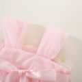 【Nice Day Toy Findings Store】(New) baby girl dress 1 year old green wedding dress newbornbaby girl clothes Korean style flower mesh tutu dress.