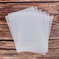 10 Pcs Clear Plastic Document File Folder,Plastic File Jacket Sleeves Transparent Jacket Clear Folder A4 File. 