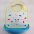 Multi Color Plastic Bibs For Babies - 1 PCS (( Color as per Stock )). 