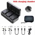 Wireless Lavalier Microphone Portable Dual Channel Audio Video Recording Lapel Mic for iPhone Android DSLR Camera Vlog YouTube. 