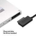 USB to 6+7 13Pin Slimline Slim SATA Cable For Laptop CD-ROM - Alliance.