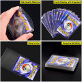 NovaNest 100pcs sleeve transparent protector pokemon tcg yugioh game inner sleeve toy collection gift. 