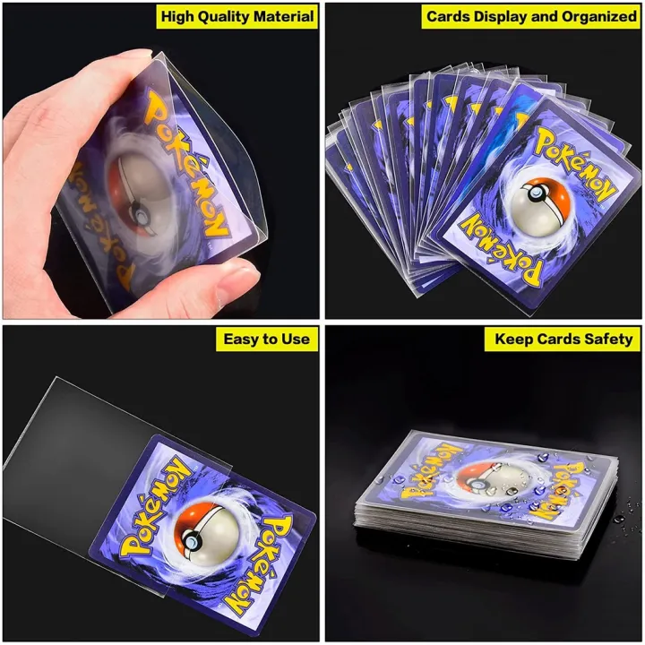 NovaNest%20100pcs%20sleeve%20transparent%20protector%20pokemon%20tcg%20yugioh%20game%20inner%20sleeve%20toy%20collection%20gift%20-%20Image%204