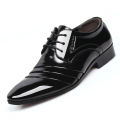 New plus Velvet Casual Shoes Leather Shoes Men's Business Formal Wedding Shoes Trendy Frosted Men's Shoes One Piece. 