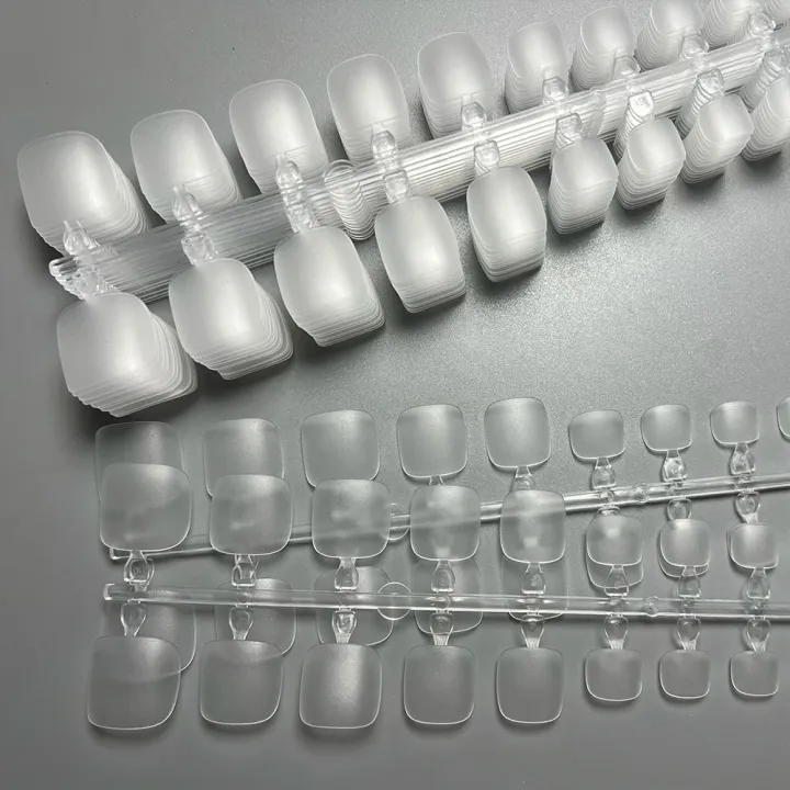 150pcs%20Frosted%20False%20Toenails%20Short%20Square%20Soft%20Gel%20Full%20Cover%20Pre-shape%20ToeNail%20Tip%20Matte%20Press%20on%20Toe%20Nail%20Extension%20-%20Image%205