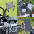 Mirror Bracket Motorcycle Mobile Phone Bracket Mountain Bike Aluminum Alloy BIKE Mobile Phone Holder / Stand.
