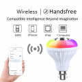 Smart Led Remote Control Bluetooth Speaker Music Bulb - AC 220V - Speaker.
