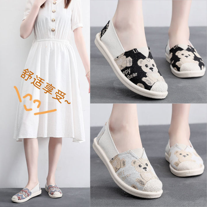Women's%20Cloth%20Shoes%20Old%20Beijing%20Autumn%20New%20Slip-on%20Lofter%20Low-Cut%20Canvas%20Shoes%20Casual%20Flat%20Shoes%20Soft%20Bottom%20Women's%20Shoes%20-%20Image%205