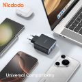 Mcdodo CH-4860 45W 3-Port Fast Charger EU Plug Three Output Ports 2 USB‑C and 1 USB‑A Port Wall Charger - Gearjet. 