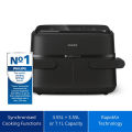 Philips NA150/09 Series-1000 Dual Basket Air Fryer | 7.1 Liter.