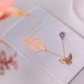 Christmas Valentine's Day Butterfly Book  for Women Book Lover Metal Leaf Bookmark Unique Gift for Teachers Women Mothers Day. 