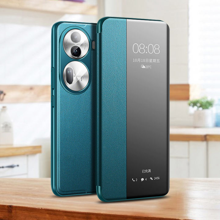 Applicable%20opporeno11%20Phone%20case%20reno11pro%20Protective%20Case%20Flip%20Leather%20Case%20Drop-Resistant%20Ultra-Thin%20Plain%20Leather%20-%20Image%207