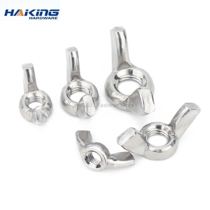 5/10/20pcs%20Butterfly%20Wing%20Nuts%20M3%20M4%20M5%20M6%20M8%20M10%20M12%20Stainless%20Steel%20Wing%20Nuts%20Zinc%20Plated%20Hand%20Tighten%20Nut%20DIN315%20-%20Image%205