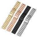 22mm Metal Stainless Steel Smartwatch Bracelet Strap Watch Band Replacement - Watch Strap. 