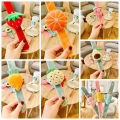 Cute Fruit Plush Clap Circle Toy Pineapple Strawberry Avocado Orange Hand Clap Ring Slap Bracelet Ki Gifts Cartoons. 