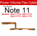 Power Volume Button For Xiaomi Redmi Note 11 4G Replacement. 