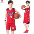 Quality Suit Childrens Autumn Winter Sportswear Basketball Jerseys Gym Sports Training Sportswear Basketball Clothing Four-piece.