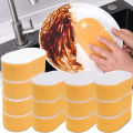 3Pcs Honeycomb Dishwashing Sponge Natural Wood Pulp Sponge Brush Bowl Washing Pan Sponge Kitchen Washing Tool. 