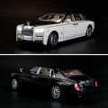 1:24 Rolls Royce Phantom Diecast Alloy Car Luxury Simulation Toy Vehicle Metal Car 6 Door Open Model Car Sound Light Toy For Gift - car toy. 