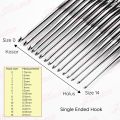 1pcs Stainless Steel Super Finished Crochet Hooks (Kushi Kata) for Fine Lace - Size 12 CM Length.