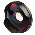 Baoer Fisheye Lens Adapter, 0.3x Ultra Wide Angle Adapter, High Speed Autofocus, Infrared Compatibility, Camera Accessories.