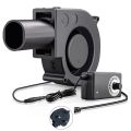 Speed Controller Blower Fan Home Garden Adjustable Air Blower Air Outlet 97mm Blower Fan Cooking Portable Machine. 