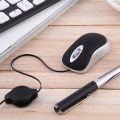 Optical Mini Retractable Mouse Portable Mini USB Wired Mouse Ergonomics Home Office Mice for Computer PC Laptop.