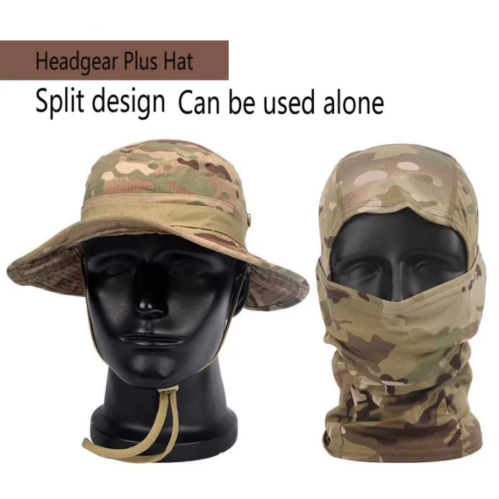 Women%20Men%20Hiking%20Fishing%20Boonie%20Hat%20Outdoor%20Sport%20Sun%20UV%20Protection%20Neck%20Face%20Adjustable%20Bucket%20Caps%20and%20Mask%20-%20Image%204