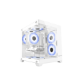 Power Train G777 White Mid Tower ATX Gaming Casing. 