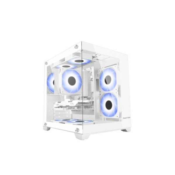 Power Train G777 White Mid Tower ATX Gaming Casing