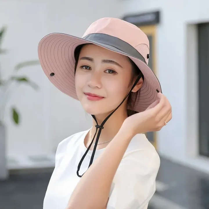 Parent-child%20Unisex%20Summer%20Foldable%20Sun%20Fisherman%20Hat%20Men%20Women%20Wide%20Brim%20Casual%20Travel%20Beach%20Sunscreen%20UV%20Protection%20Cap%20V14%20-%20Image%205