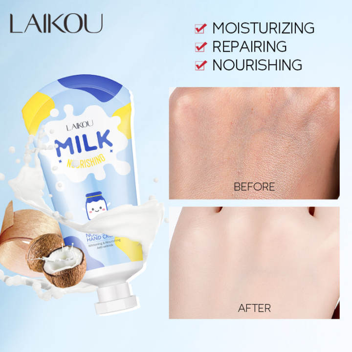 Laikou%20Milk%20Hand%20Cream%20Fragrance%2050g%20-%20Image%203