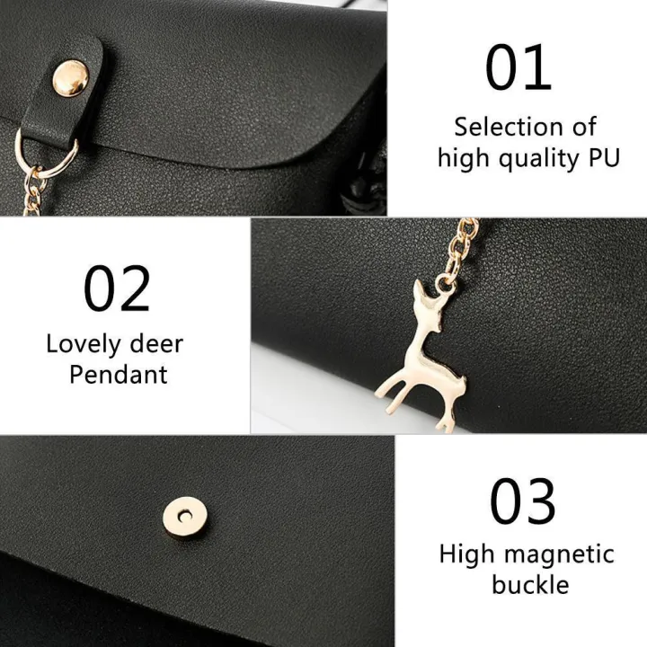 Korean%20Cute%20Deer%20Keychain%20Design%20Leather%20Sling%20Bag%20Leather%20Bag%20Waterproof%20Bag%20Shoulder%20Bag(17*12*3cm)%20-%20Image%205