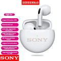 【original-Ready stock+FREE Shipping+COD】Sony Pro 6 TWS Fone Bluetooth Earphones Wireless Headphones Stereo Headset Mini In Ear Charging Box Earbuds for Mobile Phone. 
