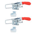 Pull Latch Toggle Clamp, Heavy Duty Toggle Clamp Safe 2Set Iron Easy Grip GH 40323 Fixtures for Machinery. 