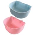 2pcs/set Pet Food Bowl Hanging Crate Dog Bowl Cat Cage Feeder Bowl Dog Water Bowl Food Container Bowl Cats Pet Feeding Supplies. 