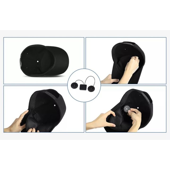 Tinzzi%20Wireless%20Bluetooth%20Headset%20Baseball%20Cap%20with%20Speaker%20Outdoor%20Music%20Baseball%20Hat%20Headset%20with%20Mic%20Handsfree%20Headphone%20for%20Running%20Sports%20-%20Image%208