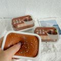 Slow Rising Squishy Toy Slow-rebound Simulation Bread Squeeze Toy Soft 3D Sticky Box Cake Squishy Toy Bread Shaped Kneading Squishy Fidget Toy Stress Relief.