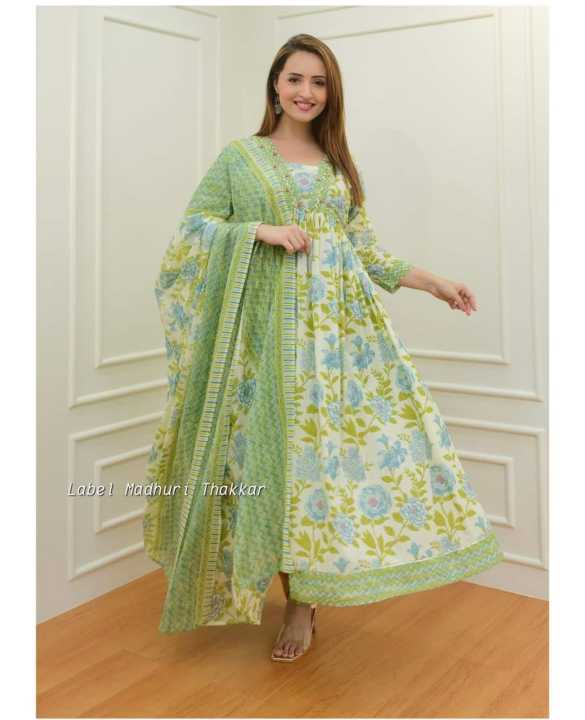 New Collection  Readymade  Stylish And Comfortable Cotton With Embrodiery Work Three  Piece For Women