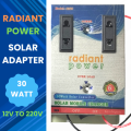 Solar Adapter 12V DC to 220V 2 Socket. 