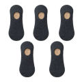 5Pair / Lot Men's Socks Non-slip Silicone Invisible Cotton Sock Breathable Mesh Comfortable Summer Thin Sports Men Sock Elastic.