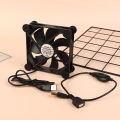 120MM 5V USB Fan Powered PC Router Fans With Stepless Speed Controller High Airflow Cooling Fan For Router Modem Receiver-Cola Kids. 