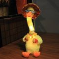 Halloween Lovely Dancing Duck Talking Toy USB Charging Sound Record Repeat Doll Kawaii Duck Kids Education Toys Gift Birthday PresentDolls Accessories. 