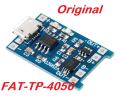 Ori-ginal FAT Type TP4056 TP-4056 5V 1A Type-B USB With Battery PROTECTION Charger Circuit Adapters Module Li-Ion Lithium Lipo 18650 AA AA Battery Charging Protection Board .